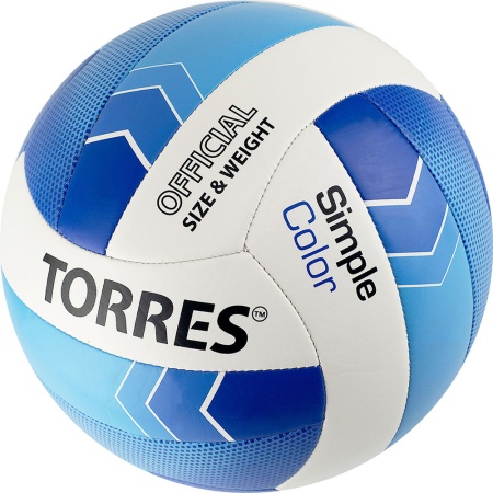 Купить Мяч волейбольный Torres Simple Color любительский р.5 в Рубцовске 